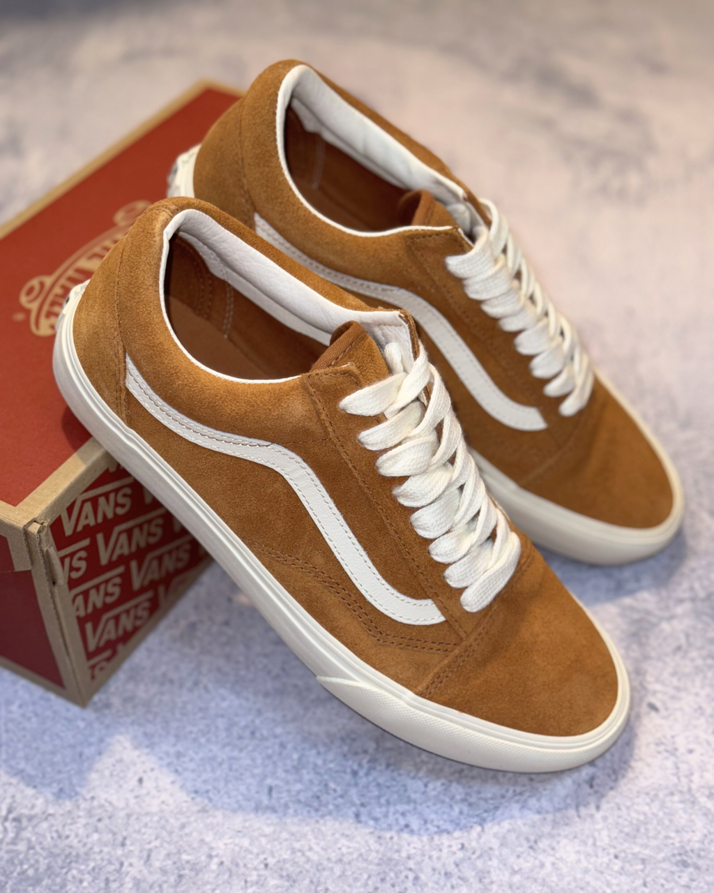 Tênis Vans Old Skool Oversized Lace Glazed Ginger