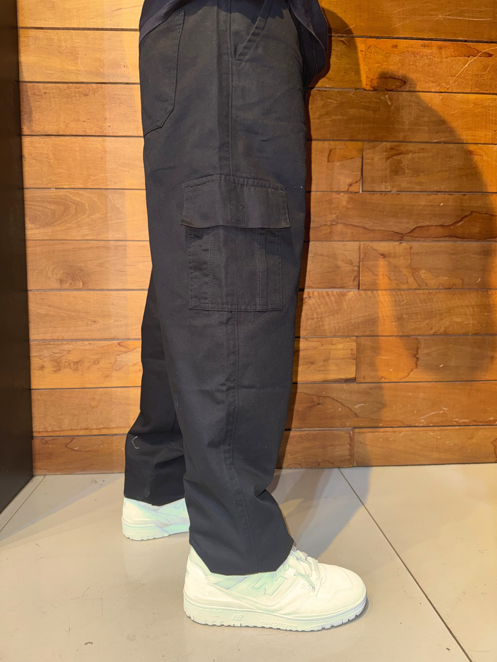 Calça Fox Club, Baggy Cargo Cor Preta