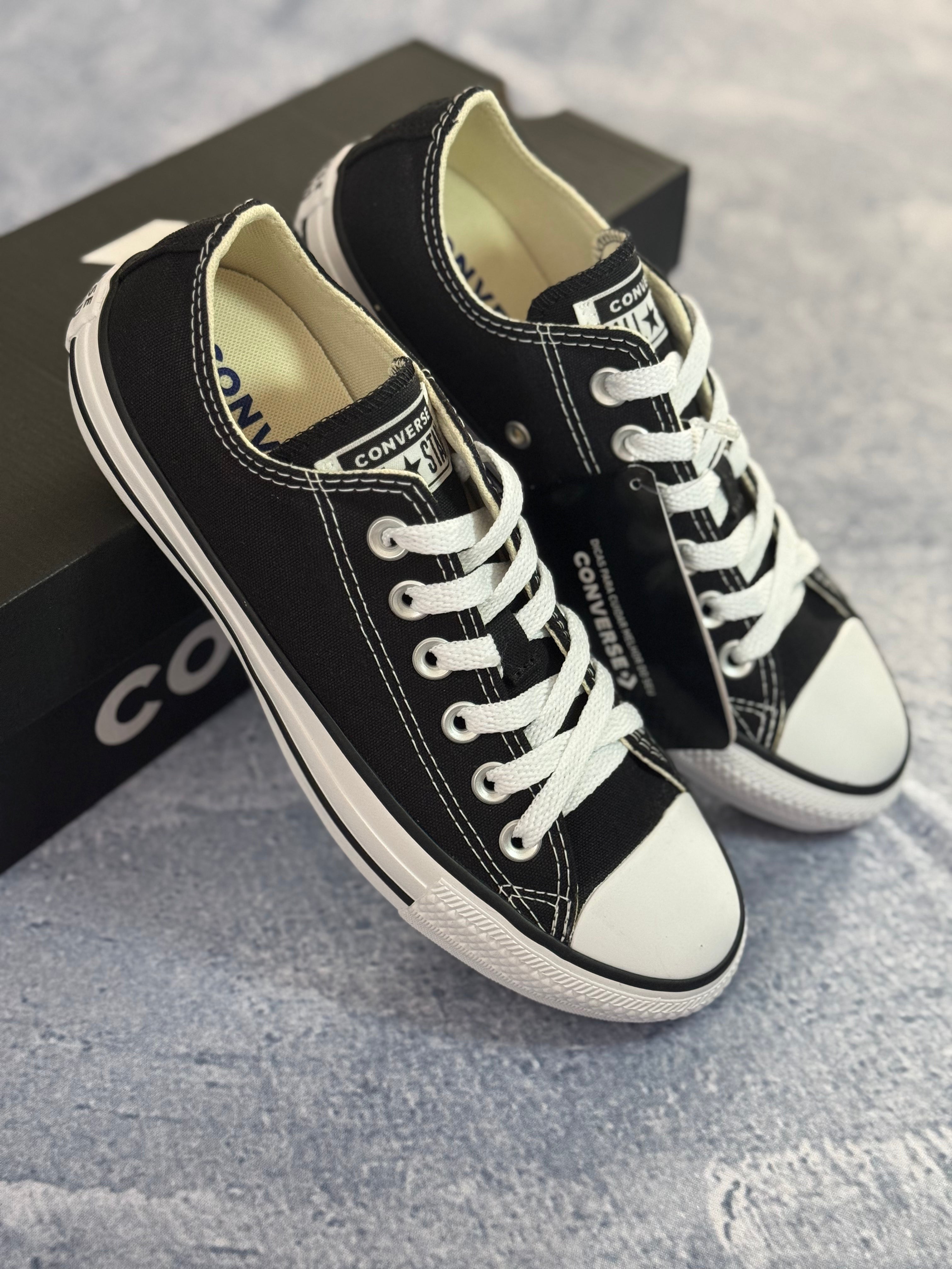 Tênis Converse Chuck Taylor All Star Low Pret/Preto