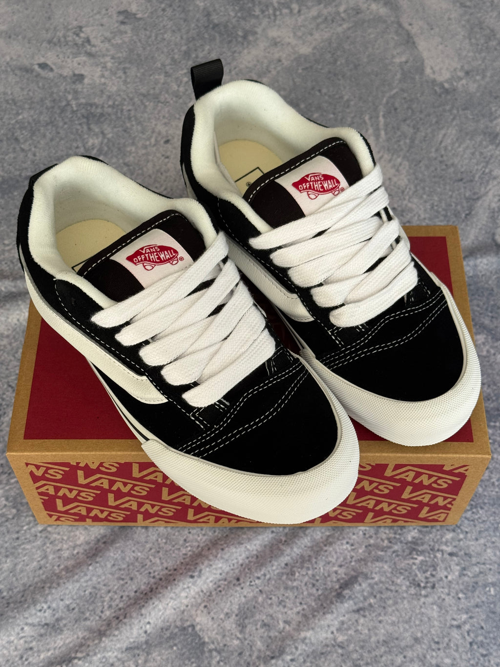 Tênis Vans Knu Skool Black/White Original