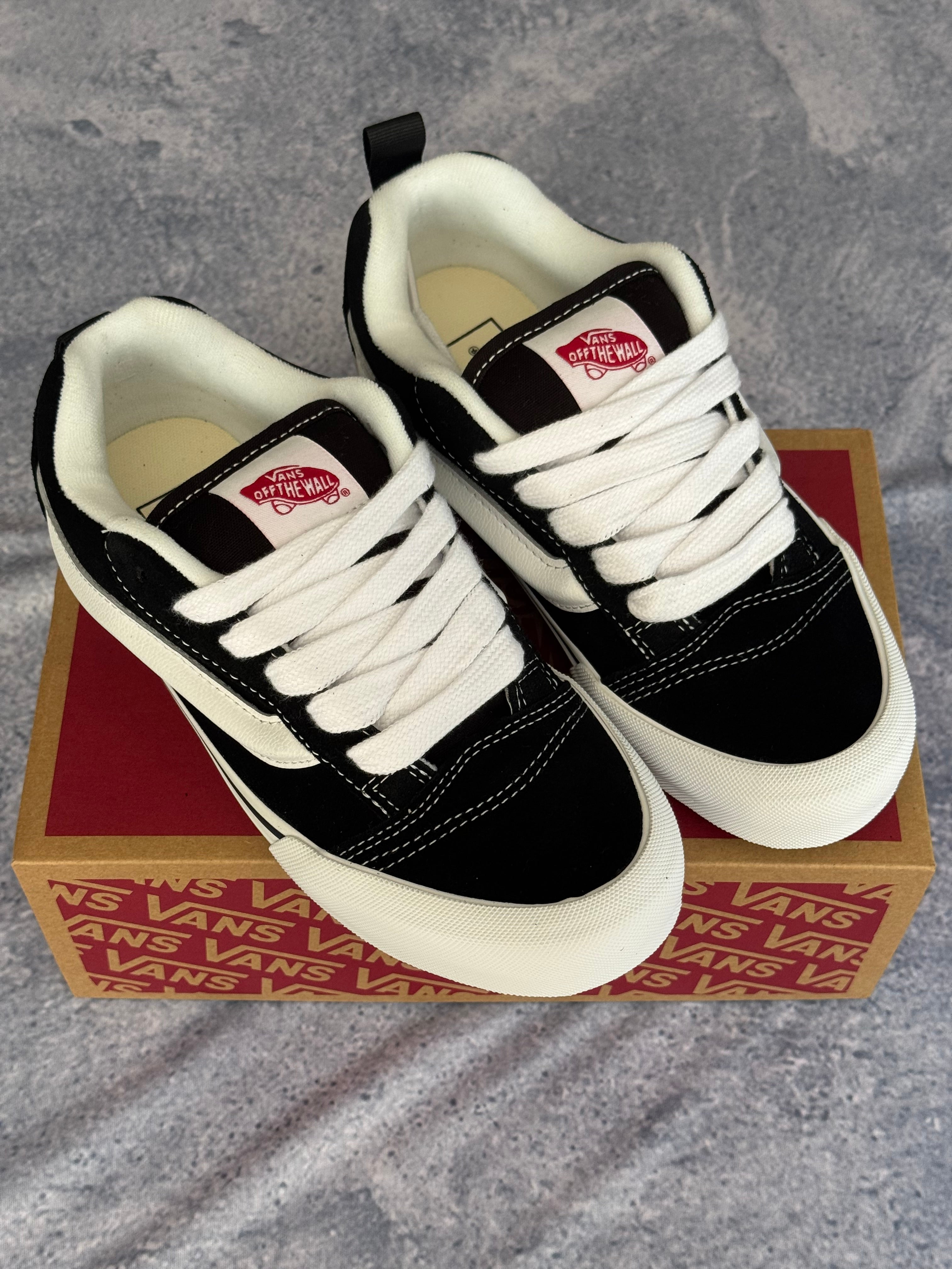 Tênis Vans Knu Skool Black/White Original