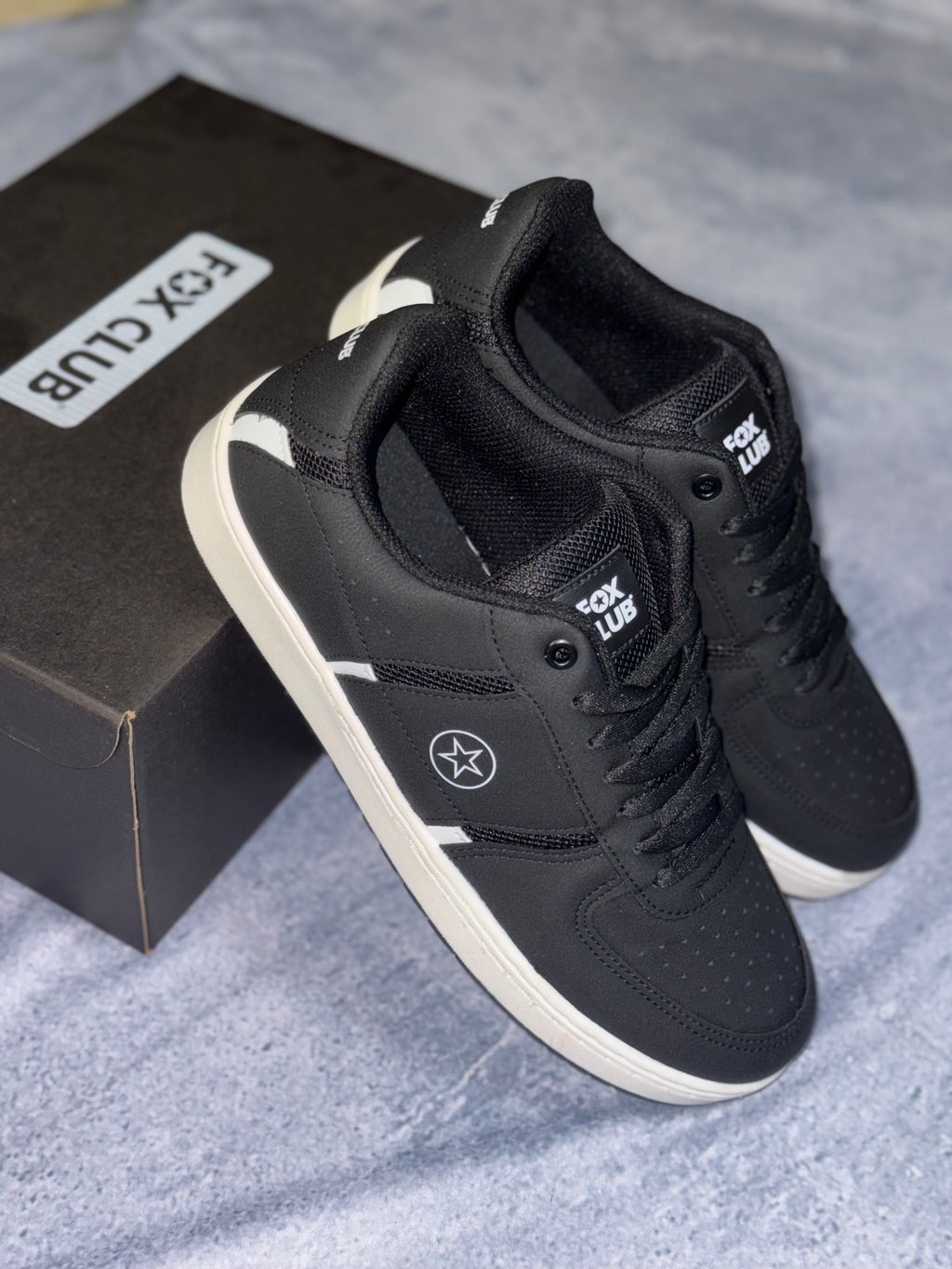Tênis Fox Club FXSC0002 - Preto e Branco