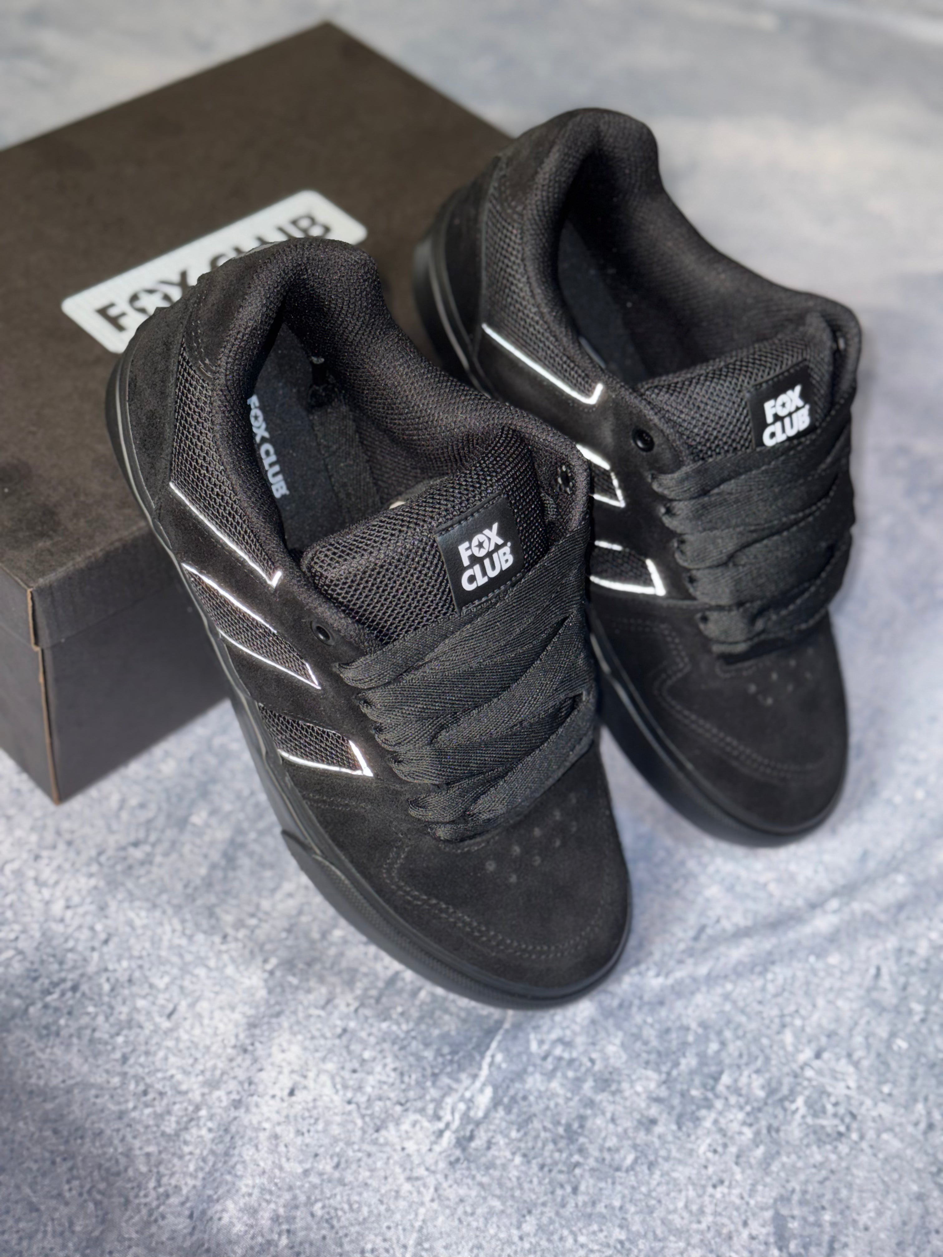 Tênis Fox Club Oxigen 013 - Preto/Preto