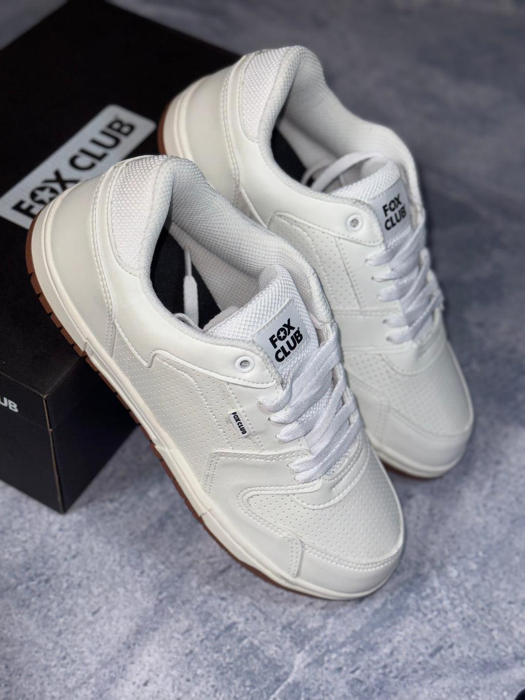 Tênis Fox Club FXSC0003 - Branco/Latex