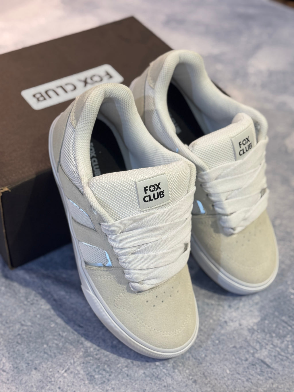 Tênis Fox Club Oxigen 013 - Branco/Branco