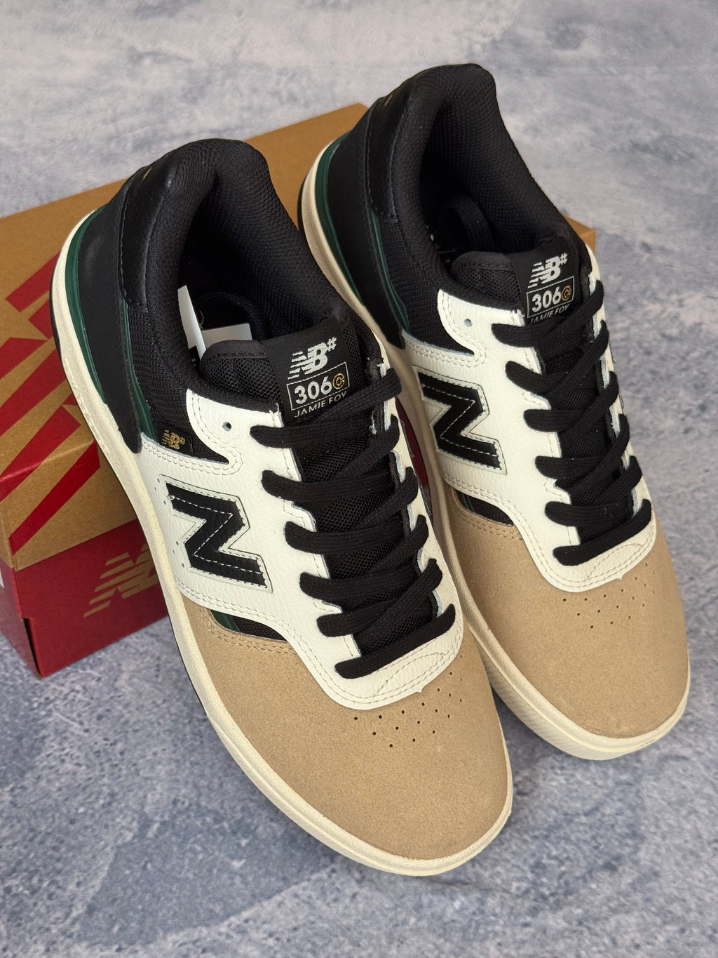 Tênis New Balance Nb Numeric Jamie Foy 306 Bege/Preto