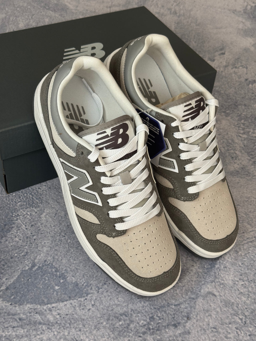 Tênis New Balance 480 Low Grafite