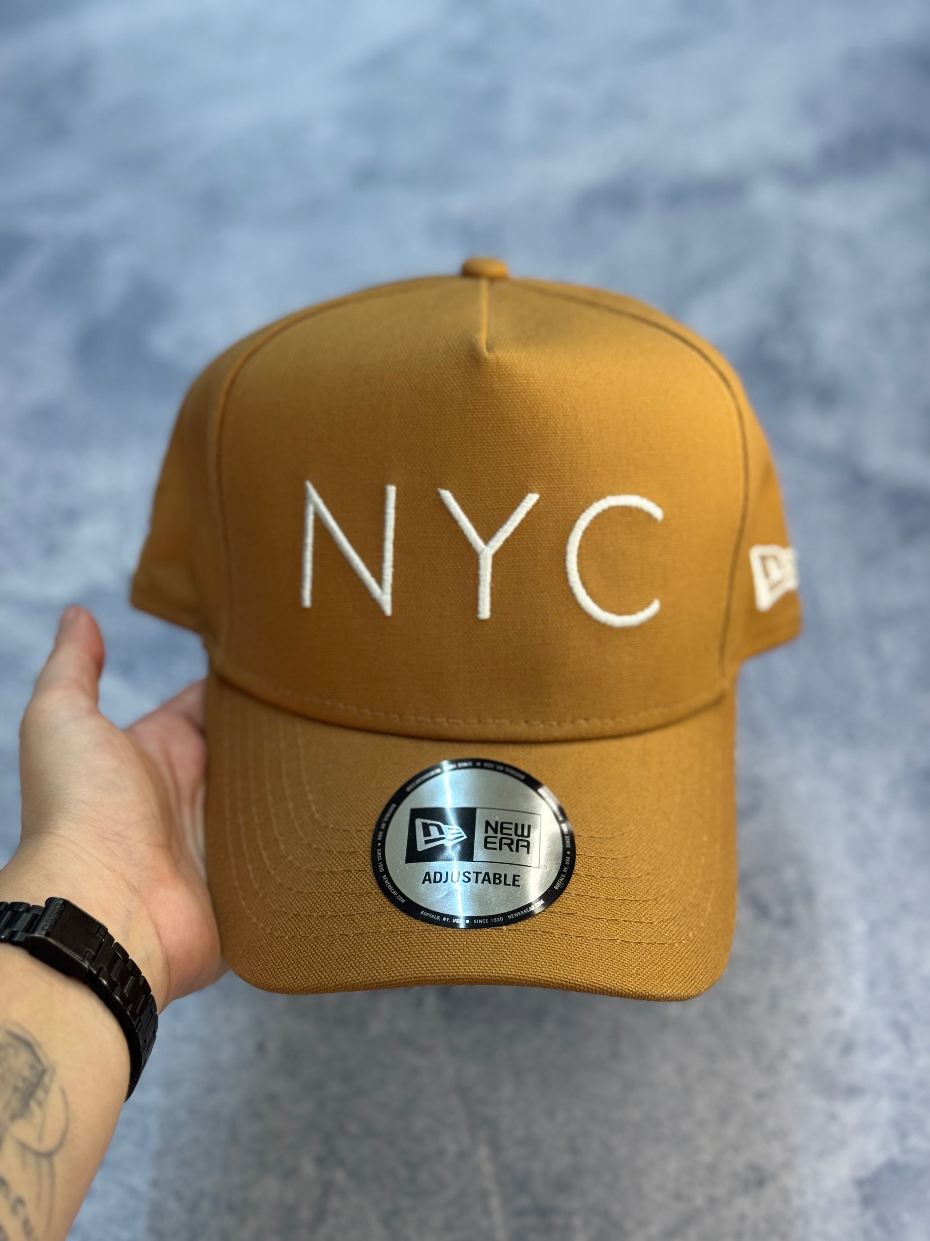 Boné New Era - 940df Nyc Tan Osfa - Marrom