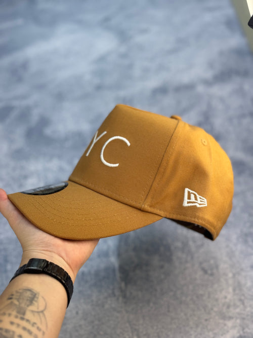 Boné New Era - 940df Nyc Tan Osfa - Marrom