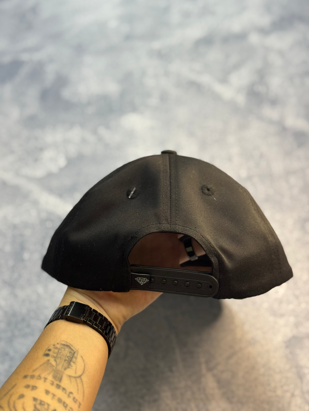 Boné Diamond Brilliant Black circle dad hat