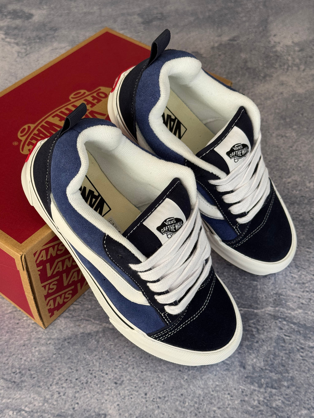 Tênis Vans Knu Skool Navy/True White