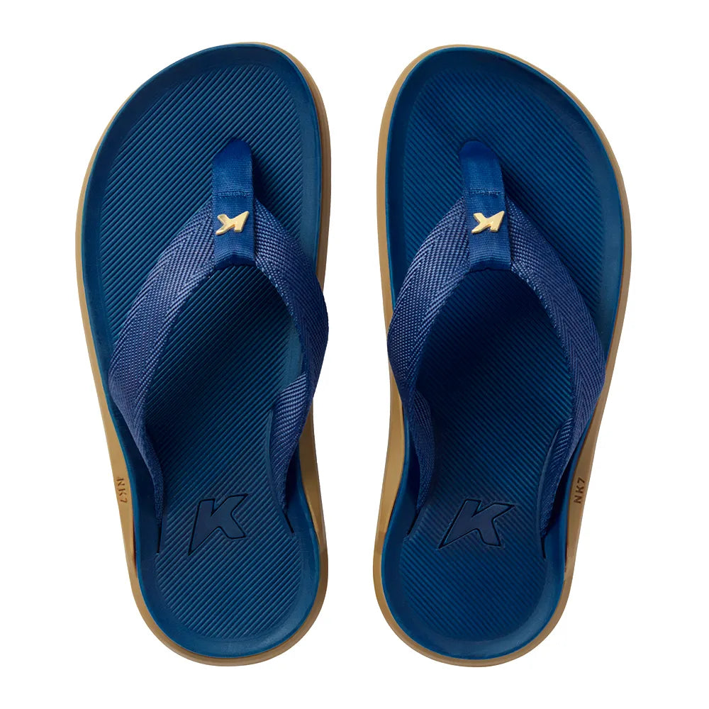 Sandália Kenner NK7 Azul e Marrom
