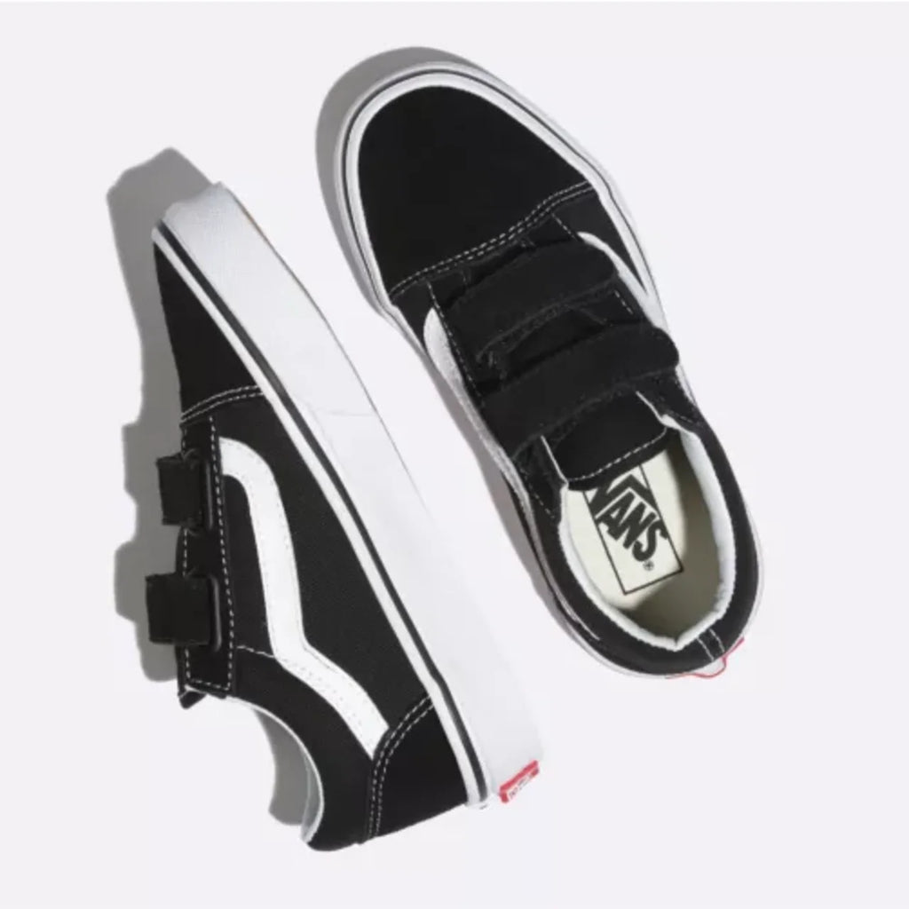Tênis Old Skool V Infantil Black True White