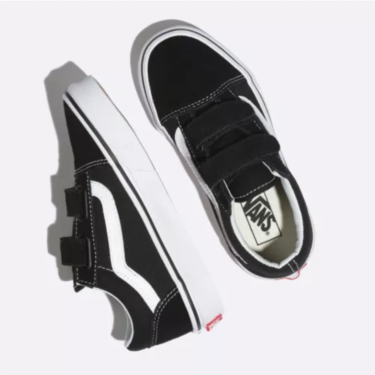 Tênis Old Skool V Infantil Black True White