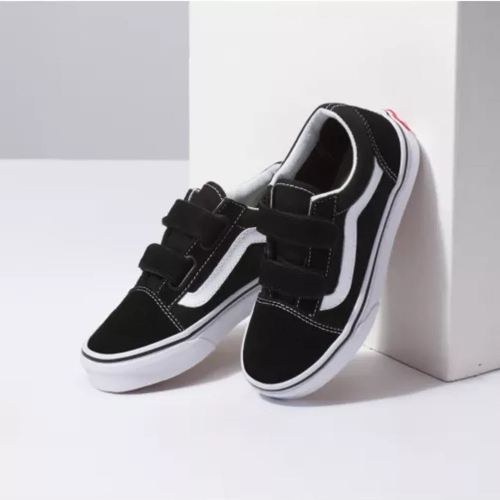 Tênis Old Skool V Infantil Black True White