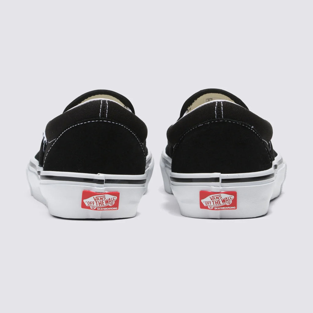 Tênis Skate Slip-On Black White