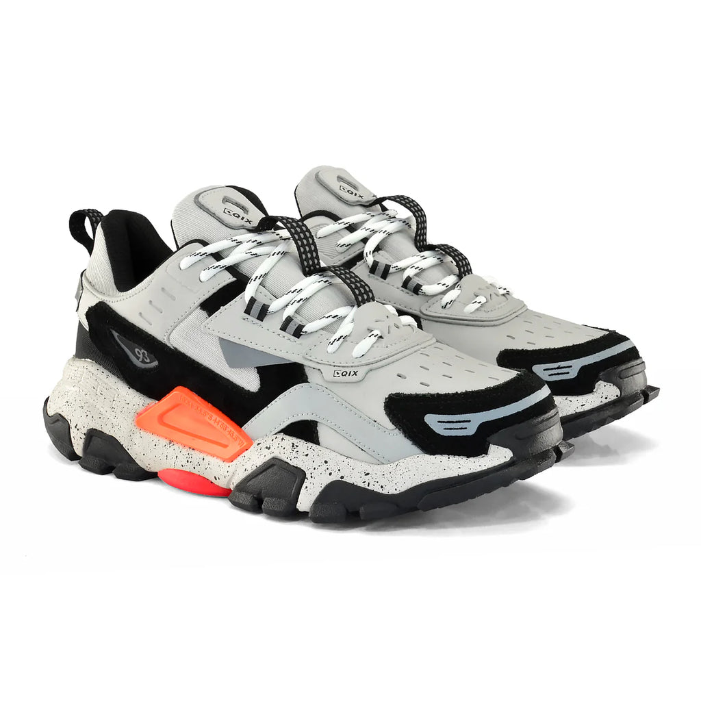 Tênis Qix Trek Out Door Bege e Preto