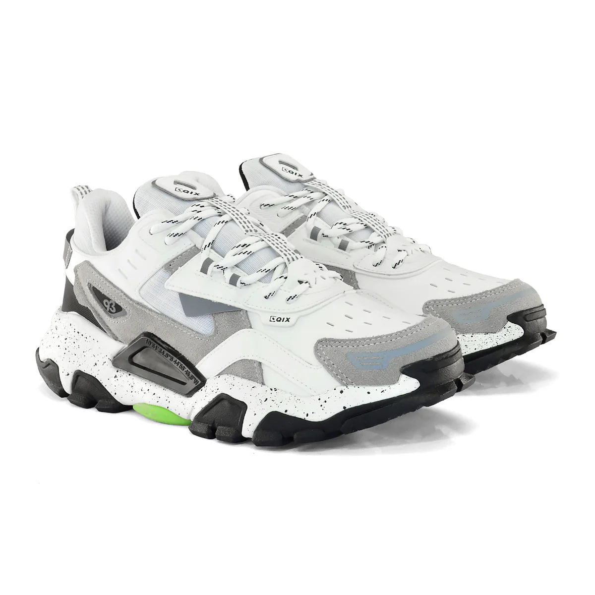 Tênis Qix Trek Out Door Branco e Cinza