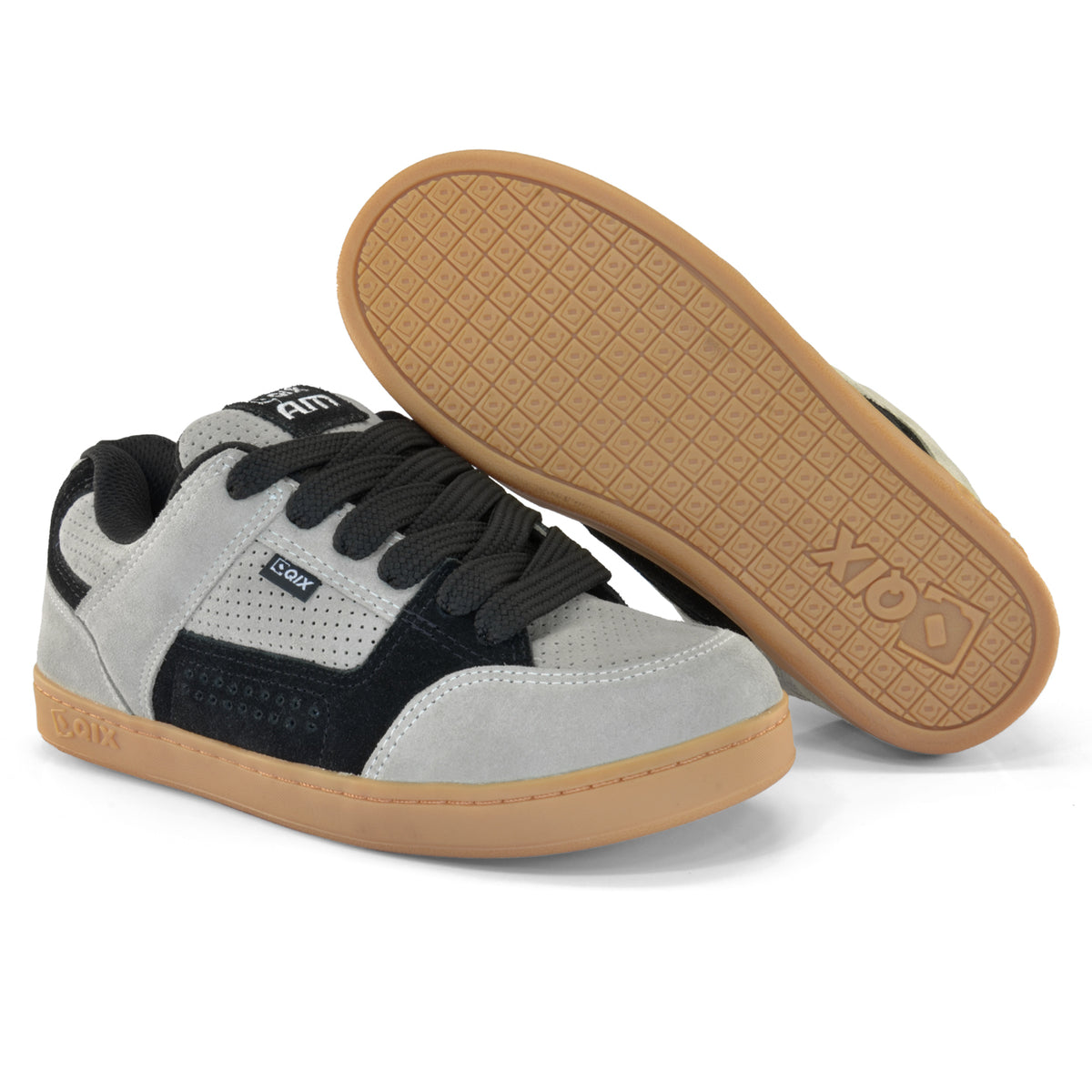 Tênis Qix AM Bege Preto e Latex