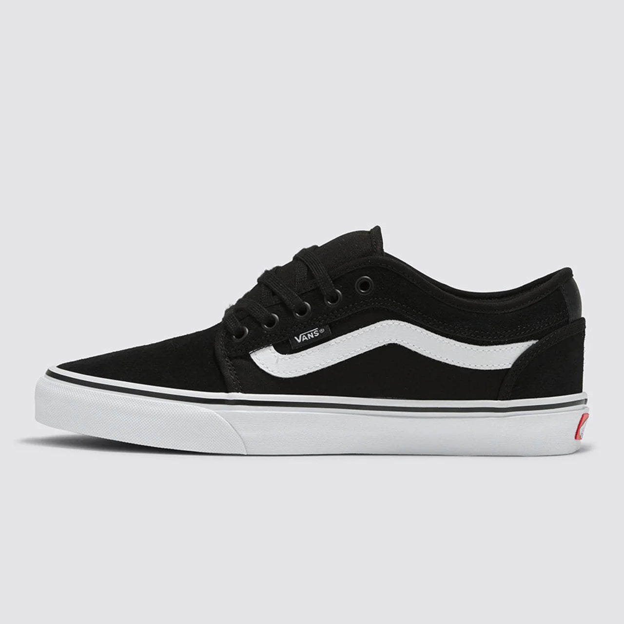 Tênis Skate Chukka Low Pro Sidestripe Black White