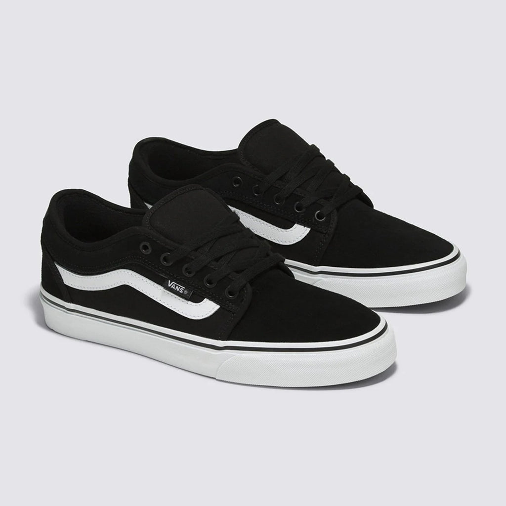 Tênis Skate Chukka Low Pro Sidestripe Black White