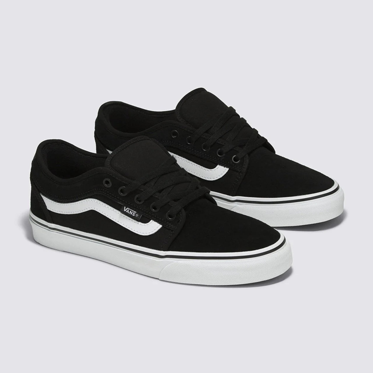 Tênis Skate Chukka Low Pro Sidestripe Black White