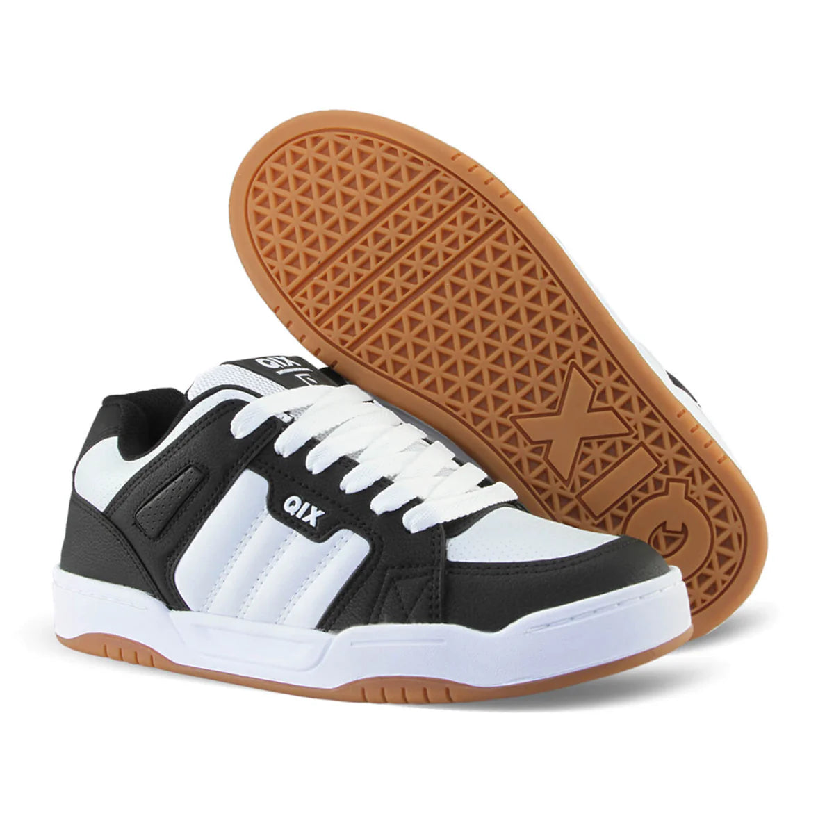 Tênis Qix Square Preto e Branco